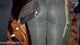 Candid Babe Got One Perfect Ass Seethrough