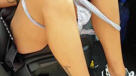 I fucked her on the highway in the car and cummed inside her Bruno