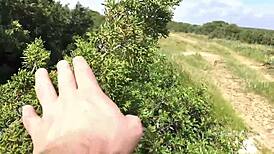 sasha rose and daniella margot dive into hot outdoor lesbian fingering and licking