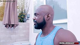 Kabrina's first doggystyle breeding creampie with anal rimming and ass eating