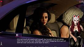 ms denvers teases in corset at wild night club game