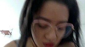 loving how the employee moans on top with her tight pussy 😍 part 1