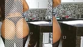 Calma rides black cock deepthroat with juicy wet pussy 😍