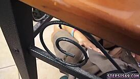 Teen Sucking Stepbro's Banana