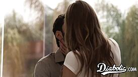 Young vixen Ashley Lane gets thrashed with dick and filled with creampie