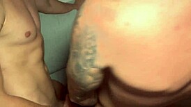 The bud brothers are rough with this cute newbie until the big finish in her mouth 😏