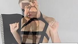 Sexy Blonde Dahlia Teases Her Pussy with a Toy in Solo Play