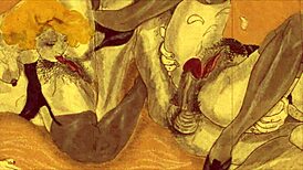 Vintage Erotic Illustration From Antique Comic Era