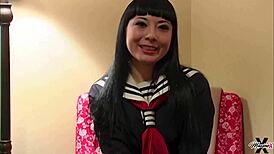 Brunette Nyssa Nevers Shines in Steamy Solo Scene