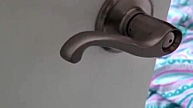 Teenage blonde stepsister sucks huge cock with intensity