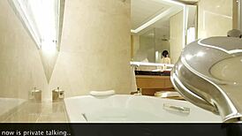 Clear Student Bathes in Luxury Hotel