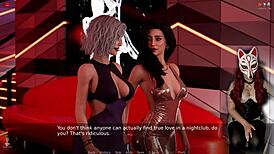 ms denvers teases in corset at wild night club game