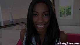 Roundass Ebony Teen 18+ Fucked Hard Doggystyle
