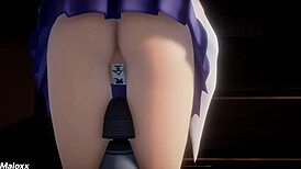 Priestess Training in 3D Hentai Anime - What a Shock!