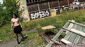 i’m obsessed with this gothic teen’s outdoor pov sextreffen!