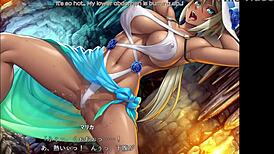 I am watching taimanin rpgx scene 73 english subbed