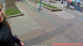 유럽 스위티 POV로 욕실에서 세게 박힘!