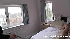 Gorgeous Goddess Sophia Whips Brutally