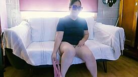 A voyeur who masturbates or masturbates while spying will be asked to strip