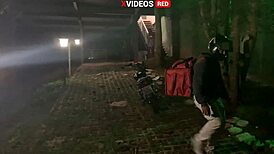 Young Girl Fucks Pizza Delivery Guy In Towel