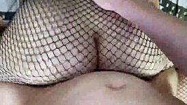 hot bitch craves cum dripping on her tight pantyhose