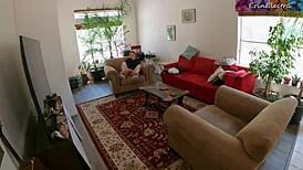 Caught stepmom masturbating and she let me bang her hard!