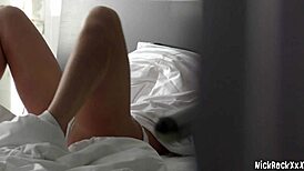 wife's fit sister with red nails gets bent over in doggystyle