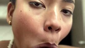 Pov Blowjob on Huge Cock by Amateur Couple