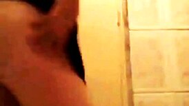 Teasing striptease turns exhibitionist with dildo and anal masturbation in homemade POV.