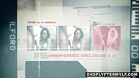 i caught my stepmom syren de mer and stepdaughter harlow west shoplifting, leading to a threesome with the officer