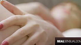 Hot sensual sex with stunning redhead babe, realsensual!