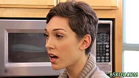 Pornstar Babe Cummed Over