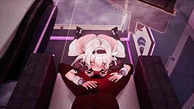 Hotaru drives me wild with cowgirl and solo play