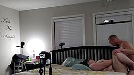 watch this bbw wife get fucked and cum on her belly?