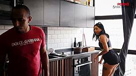 Calma rides black cock deepthroat with juicy wet pussy 😍