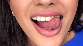 Watch Claudia Bavel tease in lingerie before ripping clothes and fingering her tight pussy to a big squirt in the bath?