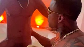 Straight guys jerk off in motel waiting for girlfriends