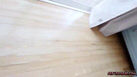 Neighbors mom giving double footjob in car with cherie deville