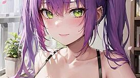 3D Wife Masturbates Naked in Truck