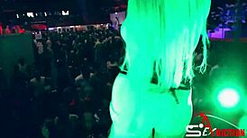 I Can’t Stop Watching These Dancing Girls at Seb-2014. Double Show Madness!