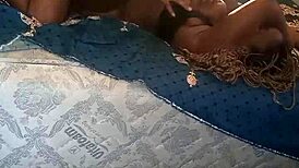 Chilling alone at the studio with this bad slut and her big cock.