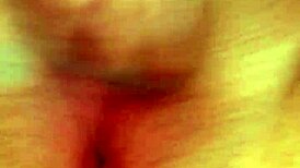 solo british whore intensely fucks her hairy cunt with a thick dildo