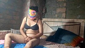 Stunning Brunette Babe Teases with Her Gorgeous Boobs