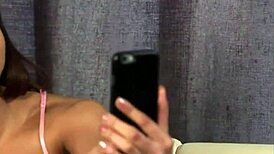 Clothed Female Naked Male Masturbation With Pussy