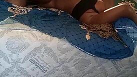 Chilling alone at the studio with this bad slut and her big cock.