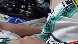 Sharing a room with hermanastra brings steamy homemade blowjob perks. Gay amateur action unfolds nightly.