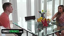 Latina Babe Reconnects with Ex-Boyfriend