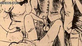 Vintage Erotic Illustration