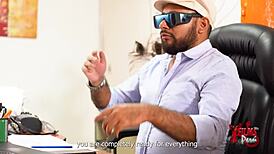 Latina Brunette Rides Casting