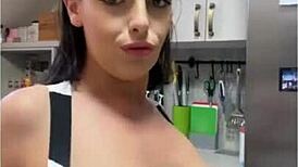 Wow! Your boi pussy melts watching this sexy mistress dominate solo